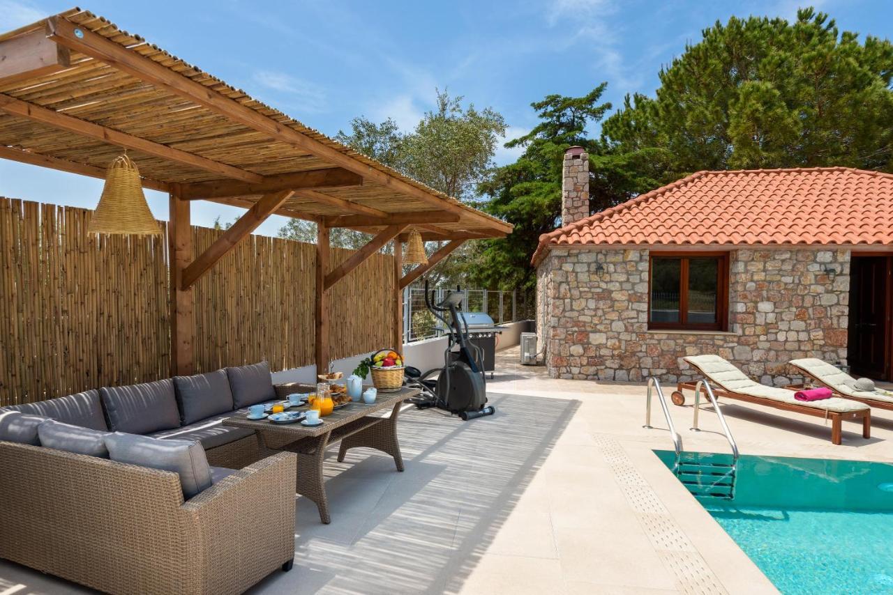 Villa Filerolia Stone House Pastida Esterno foto