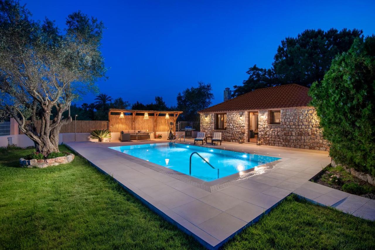 Villa Filerolia Stone House Pastida Esterno foto