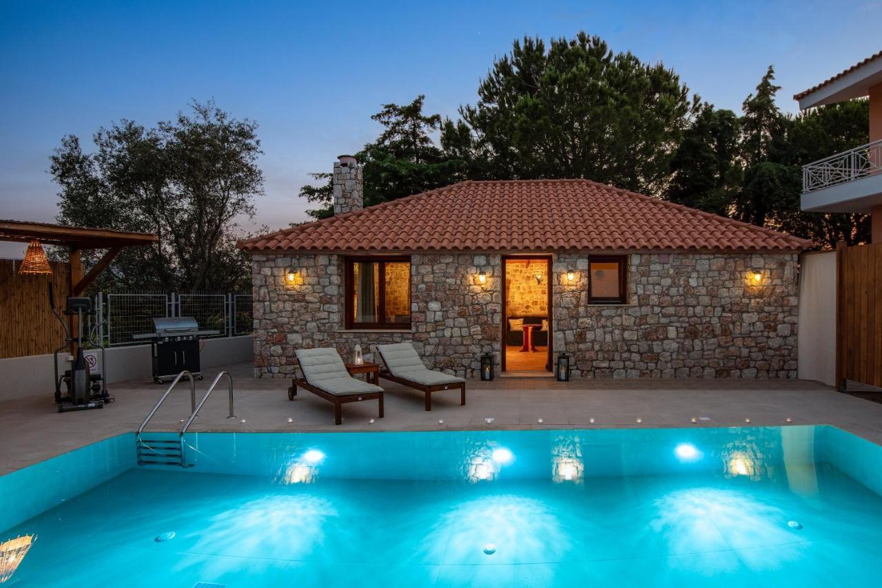 Villa Filerolia Stone House Pastida Esterno foto